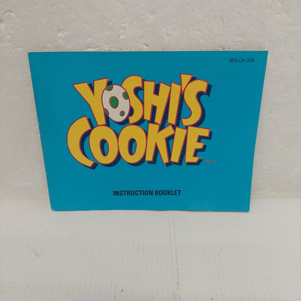 Yoshi's Cookie NES Manual ONLY