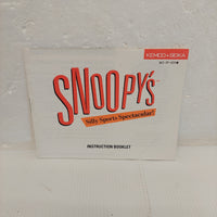 Snoopy's Silly Sports Spectacular! NES Manual ONLY