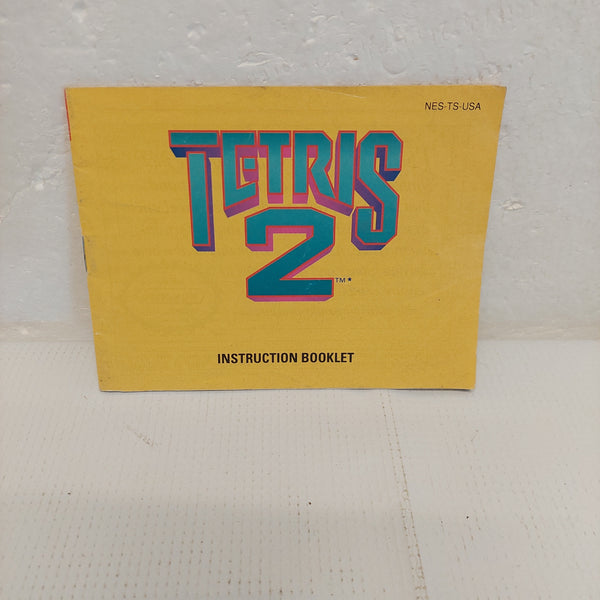 Tetris 2 NES Manual ONLY