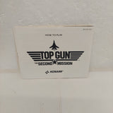 Top Gun The Second Mission NES Manual ONLY