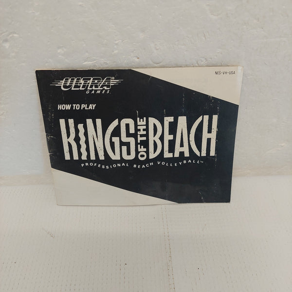 Kings of the Beach NES Manual ONLY