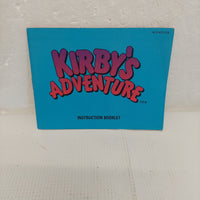 Kirby's Adventure NES Manual ONLY