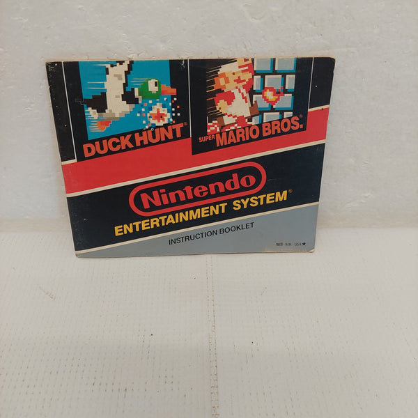 Super Mario Bros. and Duck Hunt NES Manual ONLY