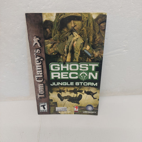 Ghost Recon Jungle Storm Playstation 2 Manual ONLY