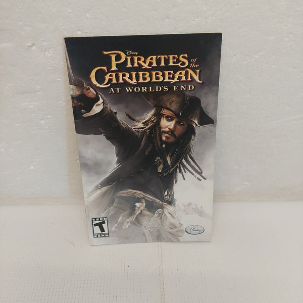 Pirates of the Caribbean At World's End Playstation 2 Manual ONLY