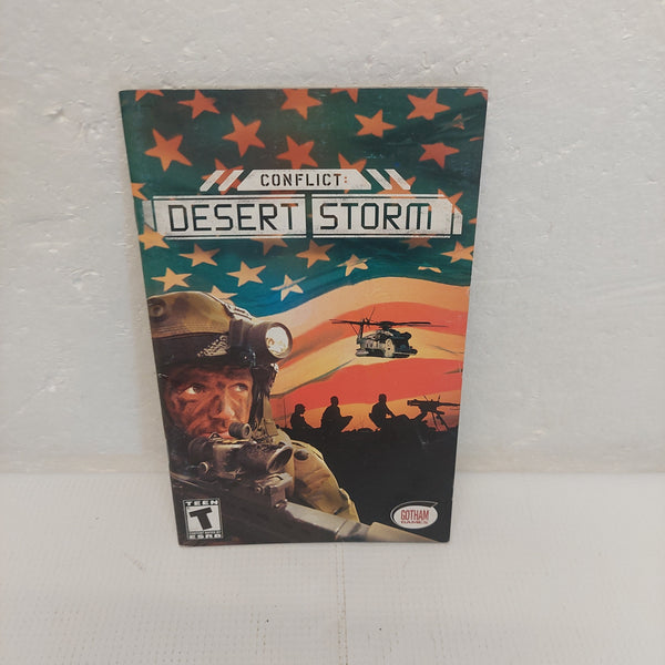 Conflict: Desert Storm Playstation 2 Manual ONLY