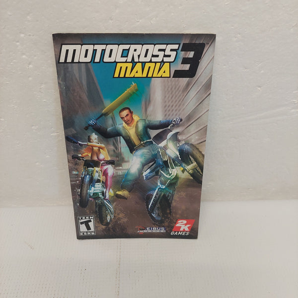 Motocross Mania 3 Playstation 2 Manual ONLY