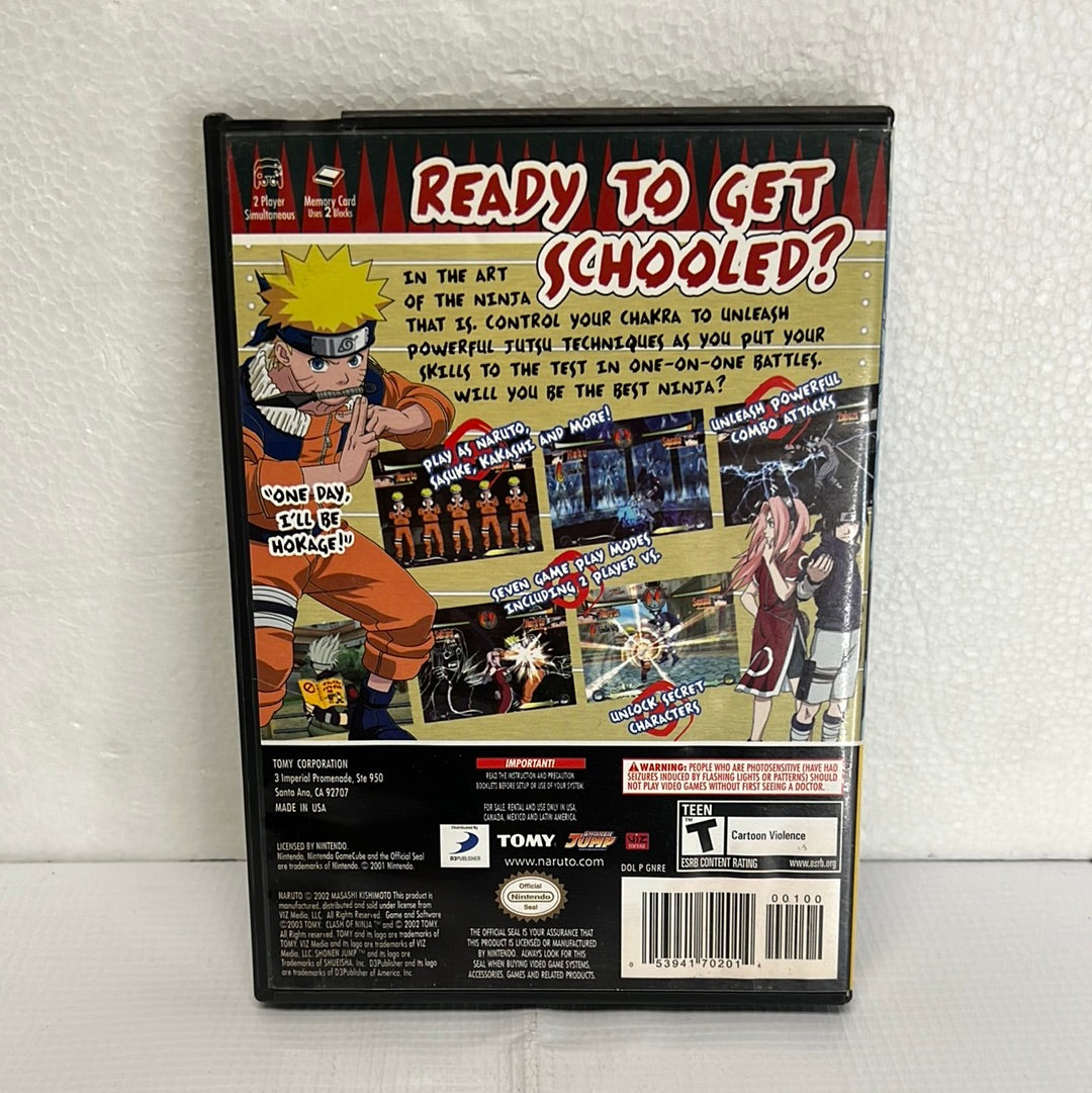 Gamecube Naruto Clash Of Ninja Box ONLY