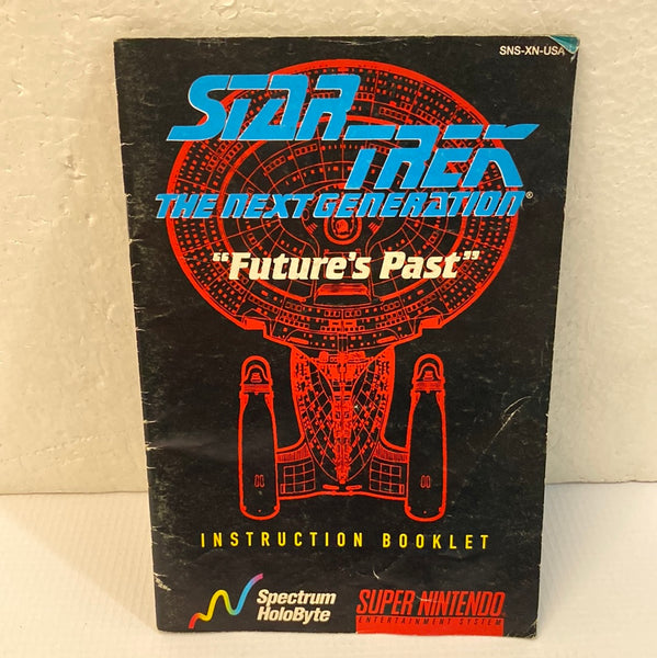SNES Star Trek Manual ONLY