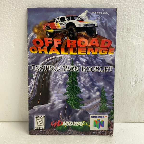 Off Road Challenge Manual ONLY