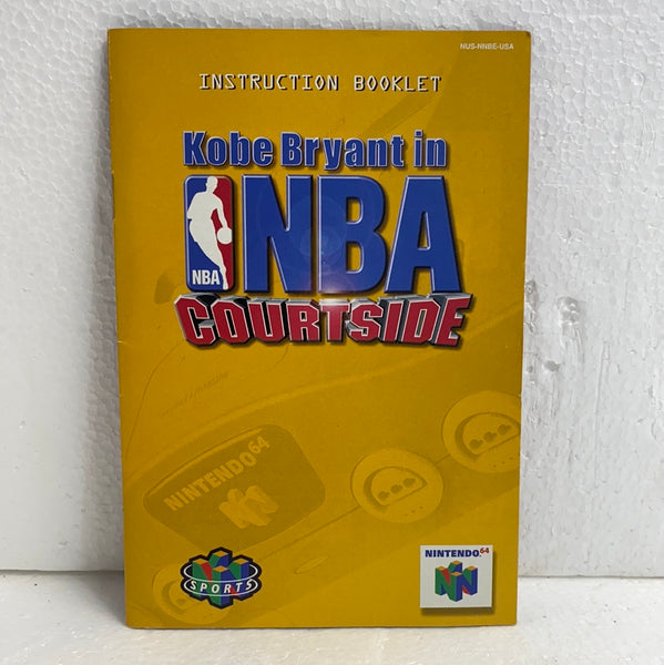 Kobe Bryant NBA Courtside Manual ONLY