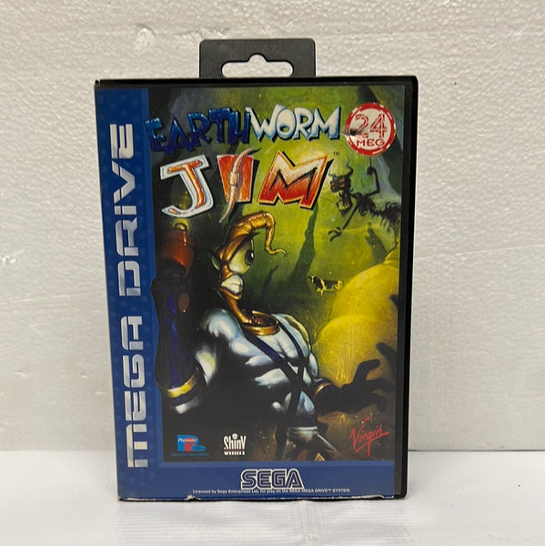 PAL Sega Mega Drive Earthworm Jim Box ONLY