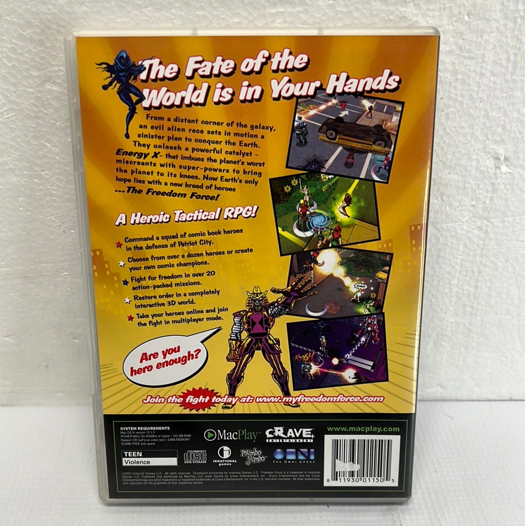 Freedom Force MacPlay PC Game
