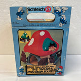 🍄 Vintage Smurfs Mushroom House - Schleich 1978