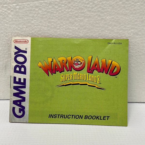 Wario Land Manual ONLY