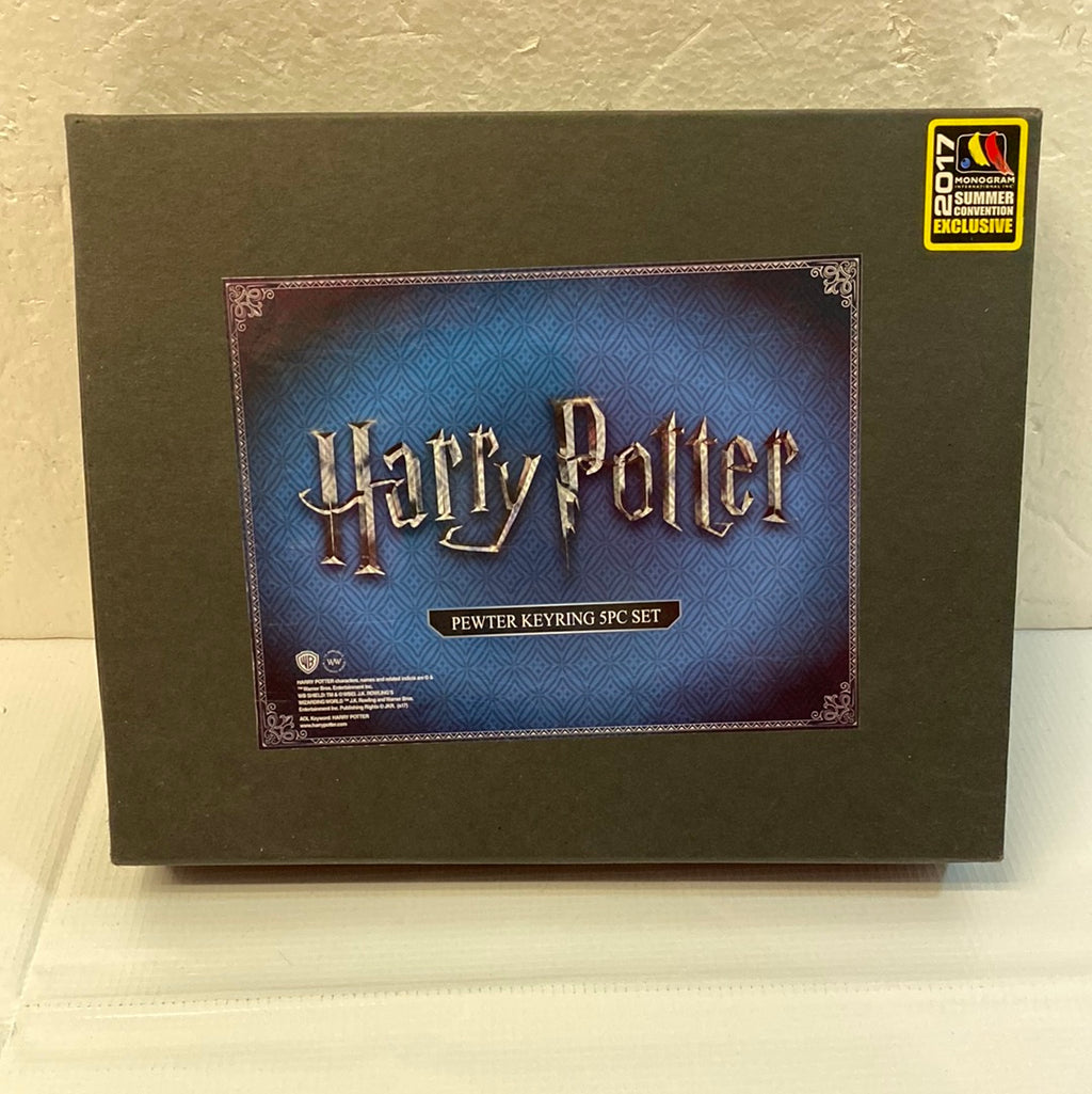Unlock Magic: Harry Potter Pewter Keyring Set