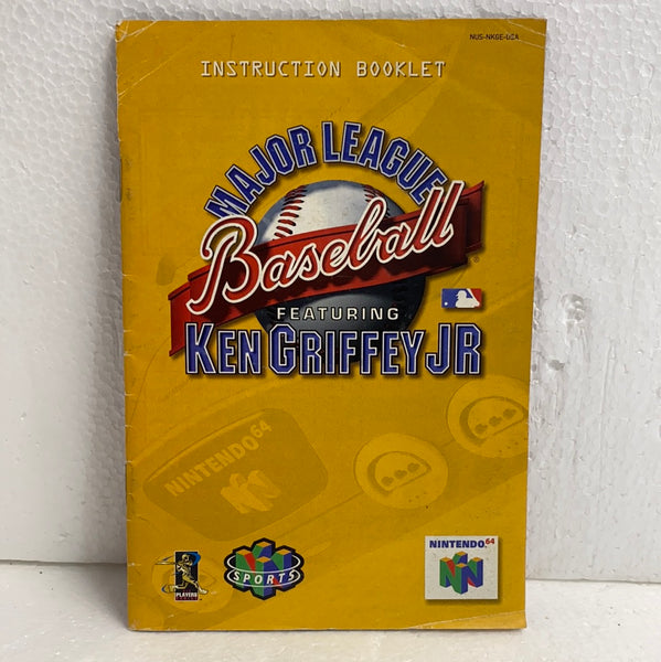 MLB ft. Ken Griffey Jr Manual ONLY