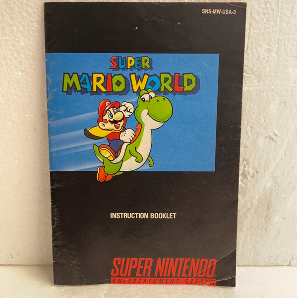 Super Mario World Instruction Manual ONLY