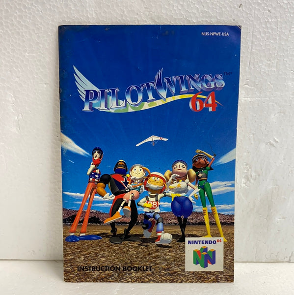 Pilotwings 64 Manual ONLY