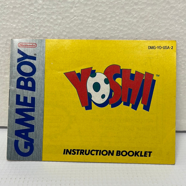 Yoshi Manual ONLY