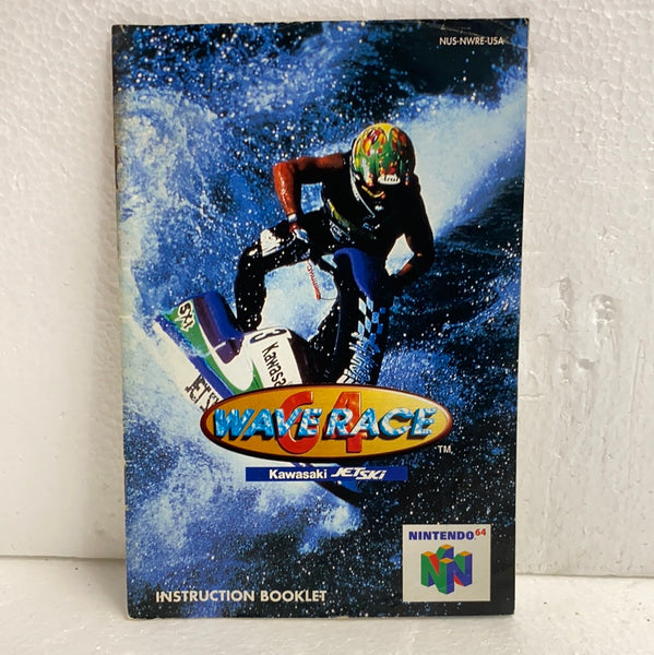Wave Race 64  Manual ONLY