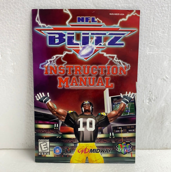 NFL Blitz N64 Manual ONLY