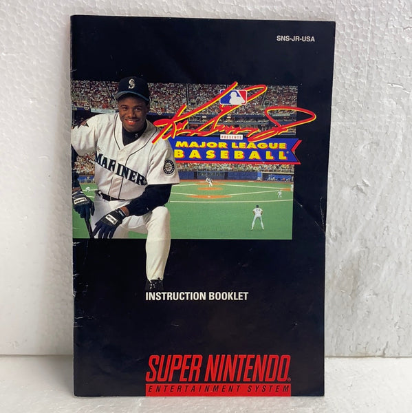 Ken Griffey Jr. Major League Baseball (Instruction Manual)