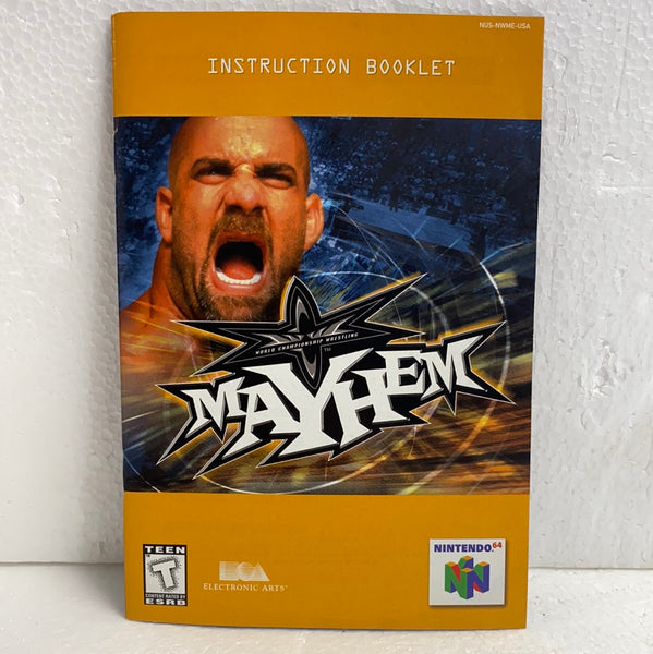 WCW Mayhem Manual ONLY